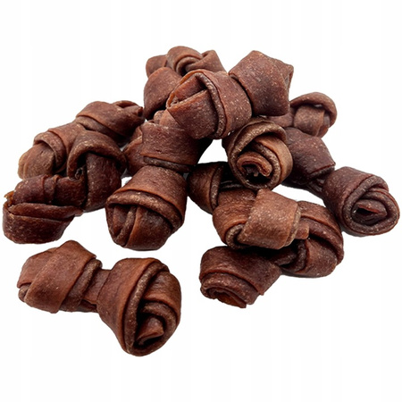 UNIQ PETS MIĘKKIE KOSTKI WĘZEŁKI Z KACZKI MIĘSNY PRZYSMAK DLA PSA 500g