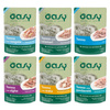 OASY NATURAL RANGE MOKRA KARMA DLA KOTA MIX SMAKÓW SASZETKA 6x70g