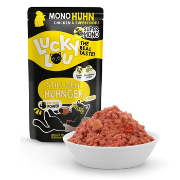 LUCKY LOU SUPERMONO MONOBIAŁKOWA MOKRA KARMA DLA KOTA KURCZAK 120g
