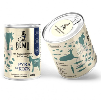 BEMO PYRA NA KOZĘ KARMA MOKRA DLA PSA 400g