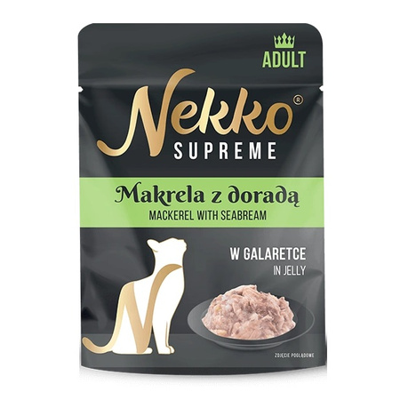 NEKKO SUPREME MOKRA KARMA W SASZETCE DLA KOTA MIX SMAKÓW 12x70g