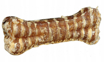 KOŚĆ 10cm TCHAWICA WOŁOWA PRZYSMAK PSA 2szt