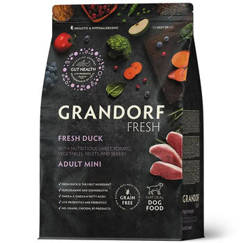 GRANDORF FRESH DUCK MINI HIPOALERGICZNA KACZKA KARMA DLA PSA 1kg