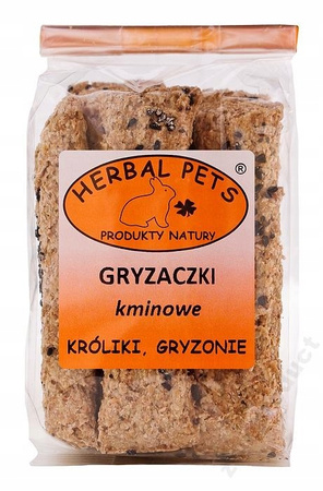 HERBAL PETS GRYZACZKI KMINKOWE DLA GRYZONI 160g