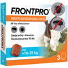 FRONTPRO TABLETKI SMAKOWE NA PCHŁY I KLESZCZE DLA PSÓW 10-25kg