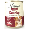 NEKKO MOKRA KARMA DLA PSA ADULT KACZKA MALINY NASIONA CHIA 4x800g