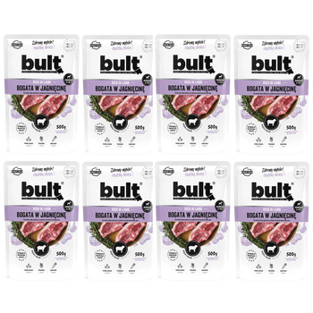 BULT MOKRA KARMA W SASZETCE DLA PSA BOGATA W JAGNIĘCINĘ 8x500g