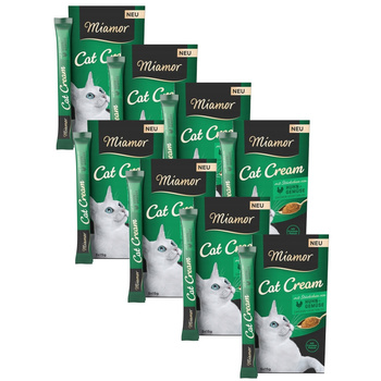 MIAMOR CAT CREAM PASTA PRZYSMAK DLA KOTA KURCZAK Z WARZYWAMI 40x15g