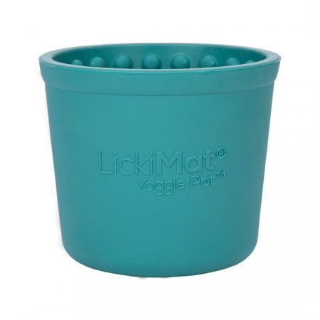 MATA TACKA DO LIZANIA DLA PSA KOTA ANTYSTRESOWA SPOWALNIAJĄCA JEDZENIE LICKIMAT YOGGIE POT TURKUSOWA