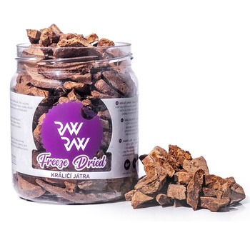 RAW RAW PRZYSMAK DLA PSA I KOTA SMACZKI LIOFILIZOWANE WĄTRÓBKA KRÓLICZA 80g