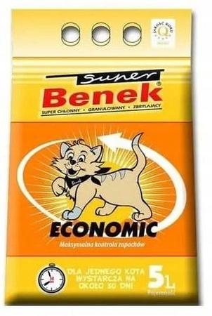 SUPER BENEK ECONOMIC ŻWIREK DLA KOTA 5L