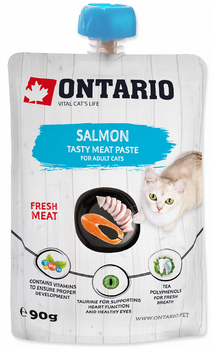ONTARIO SALMON FRESH MEAT PASTE KARMA DLA KOTA ŁOSOŚ 90g