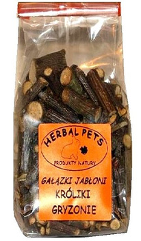 HERBAL PETS GAŁĄZKI JABŁONI DLA GRYZONI 100g