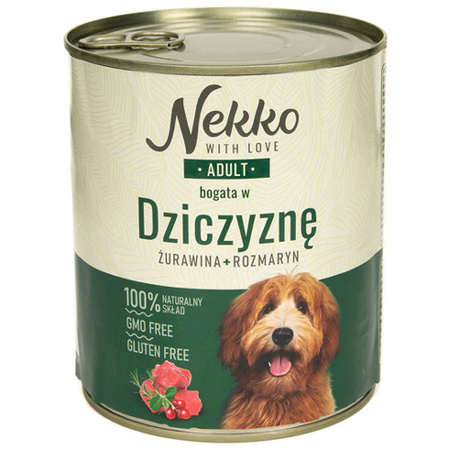 NEKKO KARMA MOKRA DLA PSA ADULT MIX SMAKÓW 4x800g