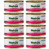 NATUA NATURAL MOKRA KARMA DLA KOTÓW TUŃCZYK Z SZYNKĄ W GALARETCE PUSZKA KOTA 8x85g