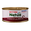 NATUA NATURAL KITTEN MOKRA KARMA DLA KOCIĄT TUŃCZYK Z BARWENĄ W GALARETCE PUSZKA 85g