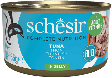 SCHESIR MOKRA KARMA DLA KOTA MIX SMAKÓW W GALARETCE PUSZKA 12x85g