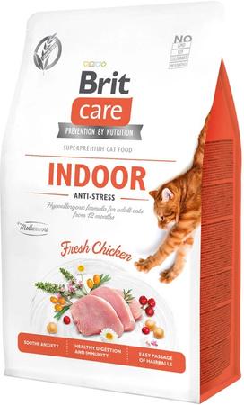 BRIT CARE CAT GRAIN-FREE INDOOR KURCZAK 400g