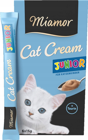 MIAMOR JUNIOR CREAM PASTA DLA KOCIĄT 6x15g
