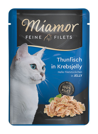 MIAMOR FILET Z TUŃCZYKA Z KRAB DLA KOTA 100g