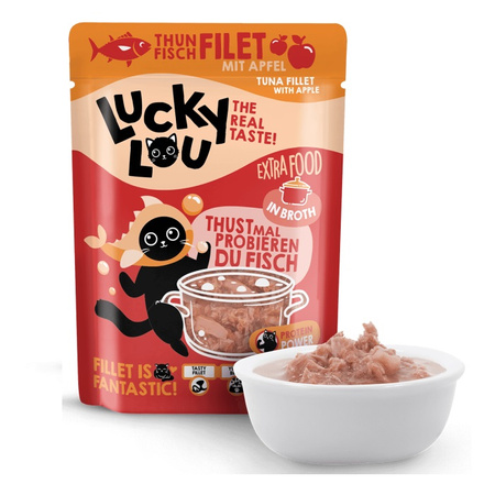 LUCKY LOU EXTRAFOOD KARMA DLA KOTA PRZYSMAK POLEWA MIX SMAKÓW W SOSIE 10x70g