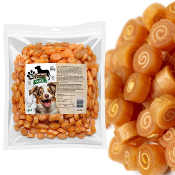 MR PRETZEL PRZYSMAK DLA PSA MIĘSNY SUSHI ROLLS TRESERKI Z KURCZAKA 500g