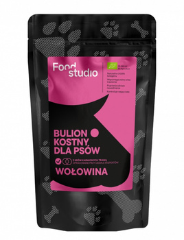 BULION KOSTNY DLA PSÓW PSA WOŁOWINA FOOD STUDIO CHEFS 230ml