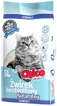 CHICO ŻWIREK BENTONITOWY DLA KOTA NATURALNY 5l