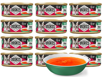 ZUPA BULION DLA KOTA VOSKES CAT SOUP WITH BEEF WOŁOWINA 12x50g