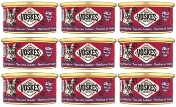 MOKRA KARMA DLA KOTA VOSKES TUNA WITH SQUID TUŃCZYK KALMAR 9x85g