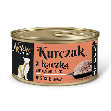 NEKKO SUPREME MOKRA KARMA W PUSZCE DLA KOTA MIX SMAKÓW 10x80g