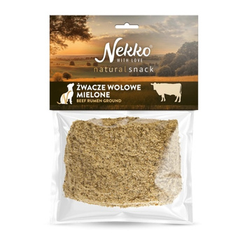 NEKKO NATURAL SNACK PRZYSMAK DLA PSA ŻWACZE WOŁOWE MIELONE 100g