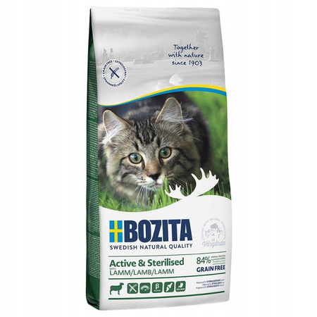 BOZITA ACTIVE STERILISED KARMA KOTA JAGNIĘCINA 2kg