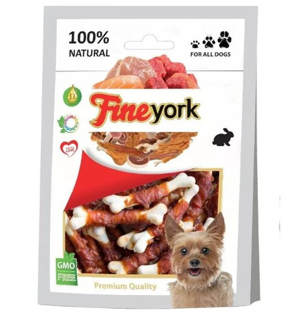 PROZOO FINEYORK CALCIUM BONE KOSTECZKI KRÓLIK PRZYSMAK DLA PSA 80g