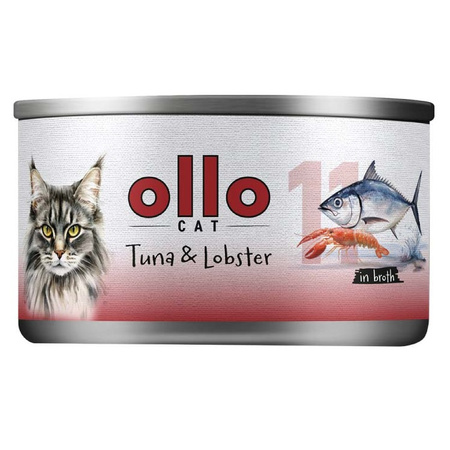 OLLO MOKRA KARMA W PUSZCE DLA KOTA KOCIĄT NATURALNA MIX SMAKÓW 14x70g