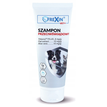 SZAMPON PRZECIWŚWIĄDOWY FREXIN VET+ DO SIERŚCI I SKÓRY DLA PSA I KOTA 220ml