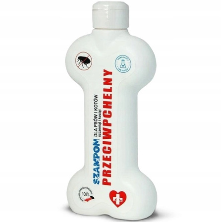 PCHEŁKA SZAMPON PRZECIWPCHELNY DLA PSA KOTA SZCZENIĄT KOCIĄT DIMETIKON 200ml