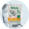 OASY CHUNKS IN GRAVY LIGHT IN FAT MOKRA KARMA DLA KOTA Z NADWAGĄ KURCZAK W SOSIE SASZETKA 85g