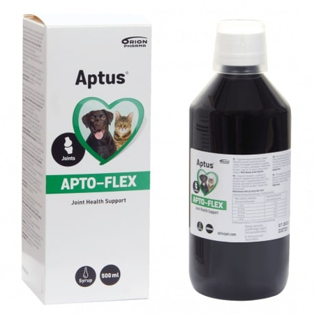 APTUS APTO-FLEX SYROP NA STAWY DLA PSA KOTA BUTELKA 500ml GRATIS APTUS PLAQUE BUSTER