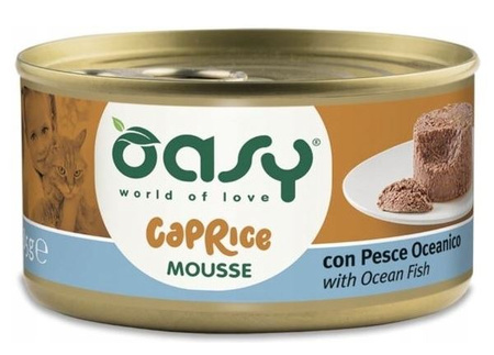 OASY KOT MOUSSE RYBY OCEANICZNE PUSZKA 85g