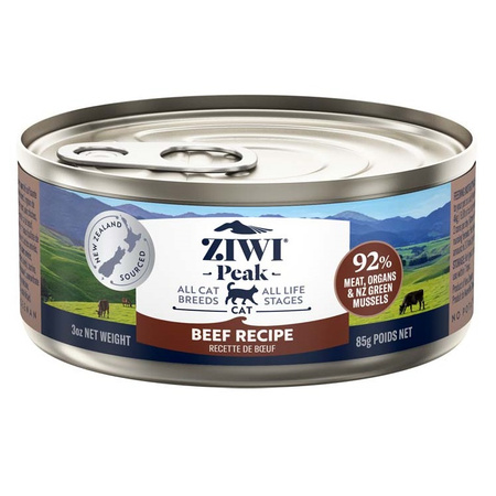 ZIWI PEAK CAT BEEF MOKRA KARMA DLA KOTA WOŁOWINA 85g