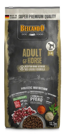 BELCANDO ADULT HORSE BEZZBOŻOWA KARMA DLA PSA KONINA 12,5kg