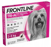 FRONTLINE TRI-ACT XS FIPRONIL PERMETRYNA KROPLE NA PCHŁY KLESZCZE DLA PSÓW 2-5kg PIPETKI 3x0,5ml