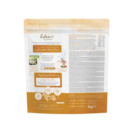  EDEN GOURMET KARMA SUCHA PEŁNOPORCJOWA DLA SZCZENIĄT PSÓW DOROSŁYCH SENIORÓW GĘŚ I INDYK 2kg