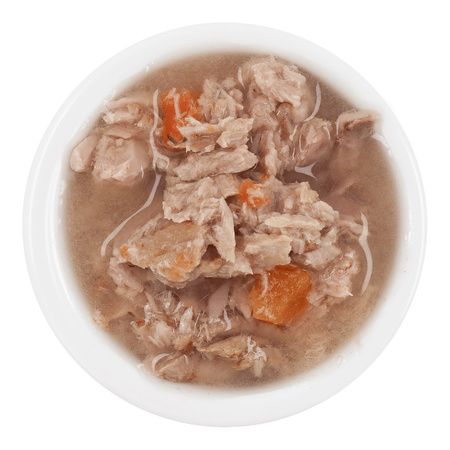 LUCKY LOU EXTRAFOOD KARMA DLA KOTA TUŃCZYK MARCHEWKA BULION 10x70g