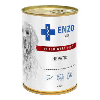 ENZO VET HEPATIC MOKRA KARMA DLA PSÓW Z NIEWYDOLNOŚCIĄ WĄTROBY 400g