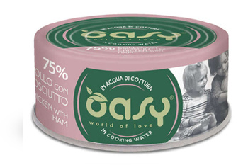 OASY KOT MORE LOVE KURCZAK/SZYNKA 70G PUSZKA