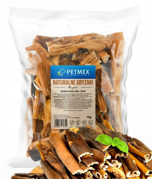 PETMEX NATURALNY PRZYSMAK GRYZAK SMAKOŁYK DLA PSA SKÓRA WOŁOWA 1kg