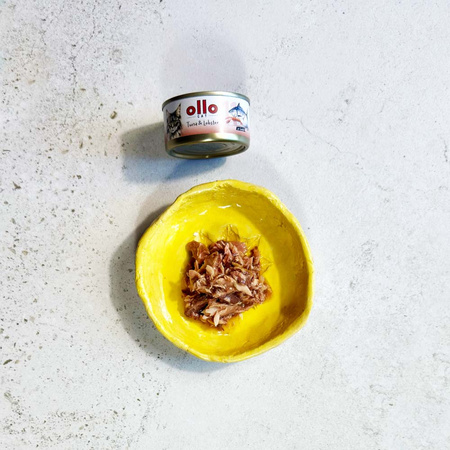  OLLO nr11 MOKRA KARMA W PUSZCE DLA KOTA KOCIĄT NATURALNA TUŃCZYK I HOMAR 70g