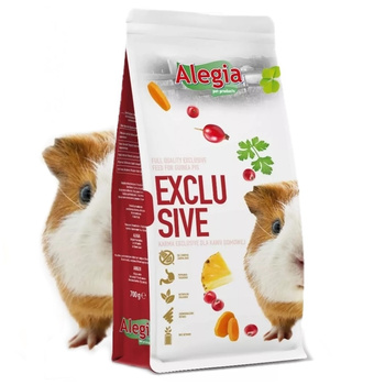 ALEGIA EXCLUSIVE POKARM ŚWINKI MORSKIEJ PEŁNOWAROŚCIOWA KARMA DLA KAWII 700g